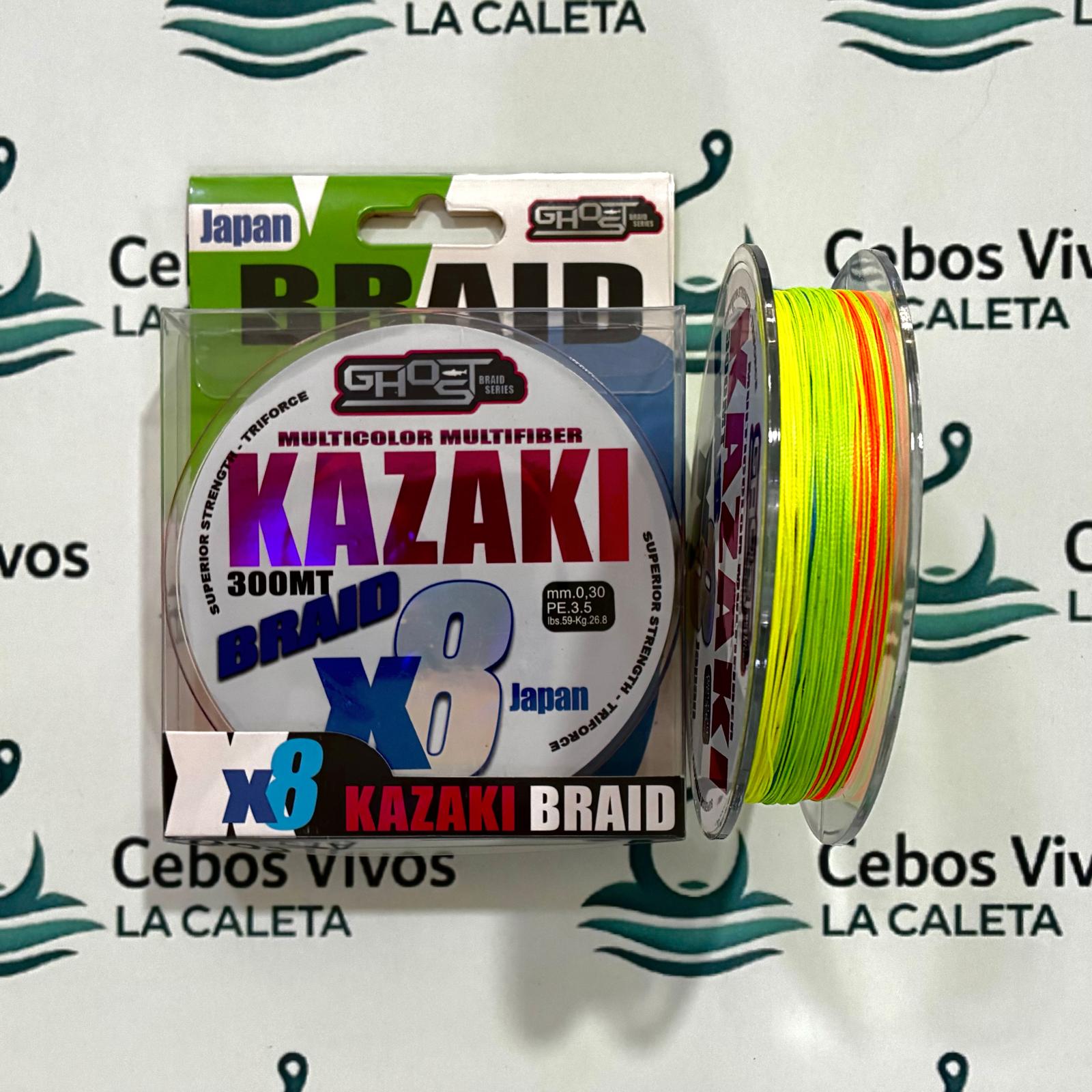 Kazaki Braid 8X 300M Multicolor